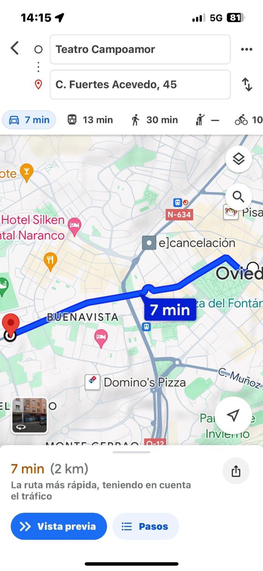 Vistas Monte Naranco Apartamento Con Parking 5Euros Al Dia 奥维耶多 外观 照片