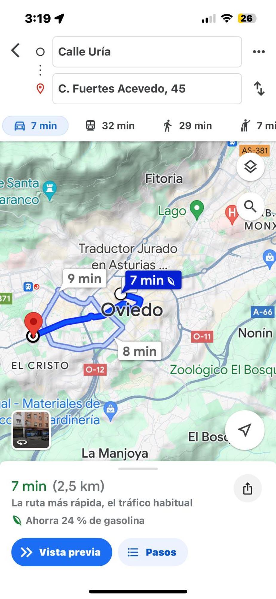 Vistas Monte Naranco Apartamento Con Parking 5Euros Al Dia 奥维耶多 外观 照片