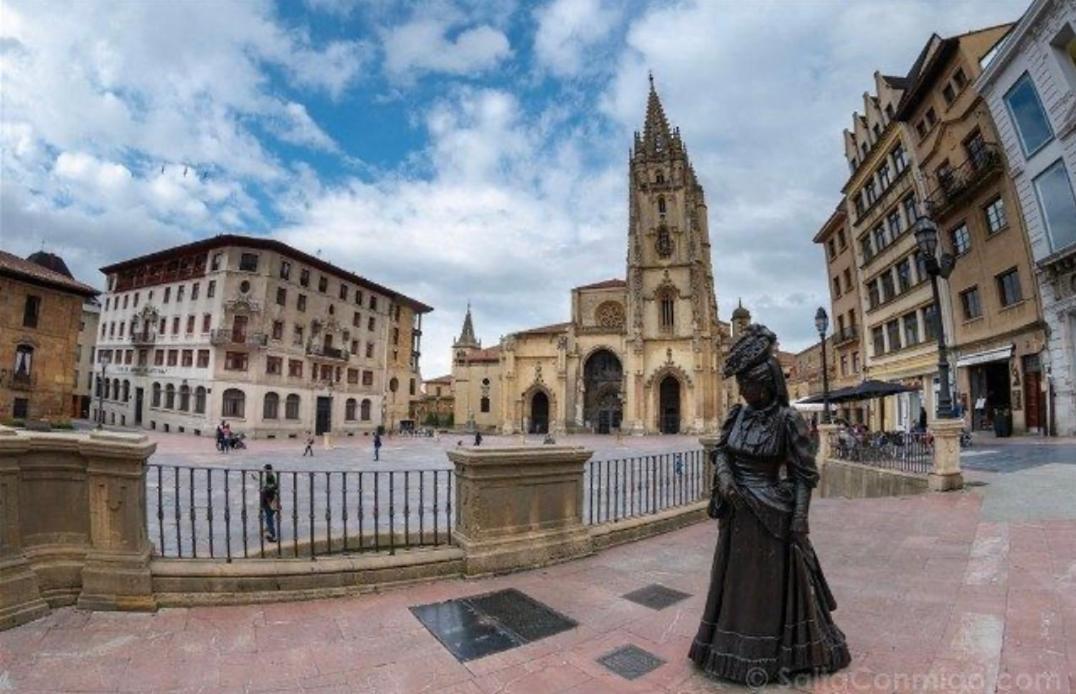 Vistas Monte Naranco Apartamento Con Parking 5Euros Al Dia 奥维耶多 外观 照片